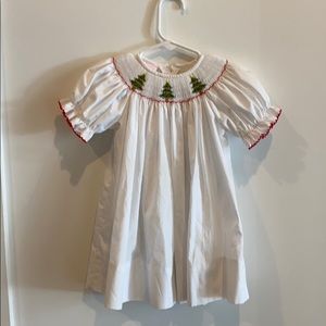 Smocked Christmas dress